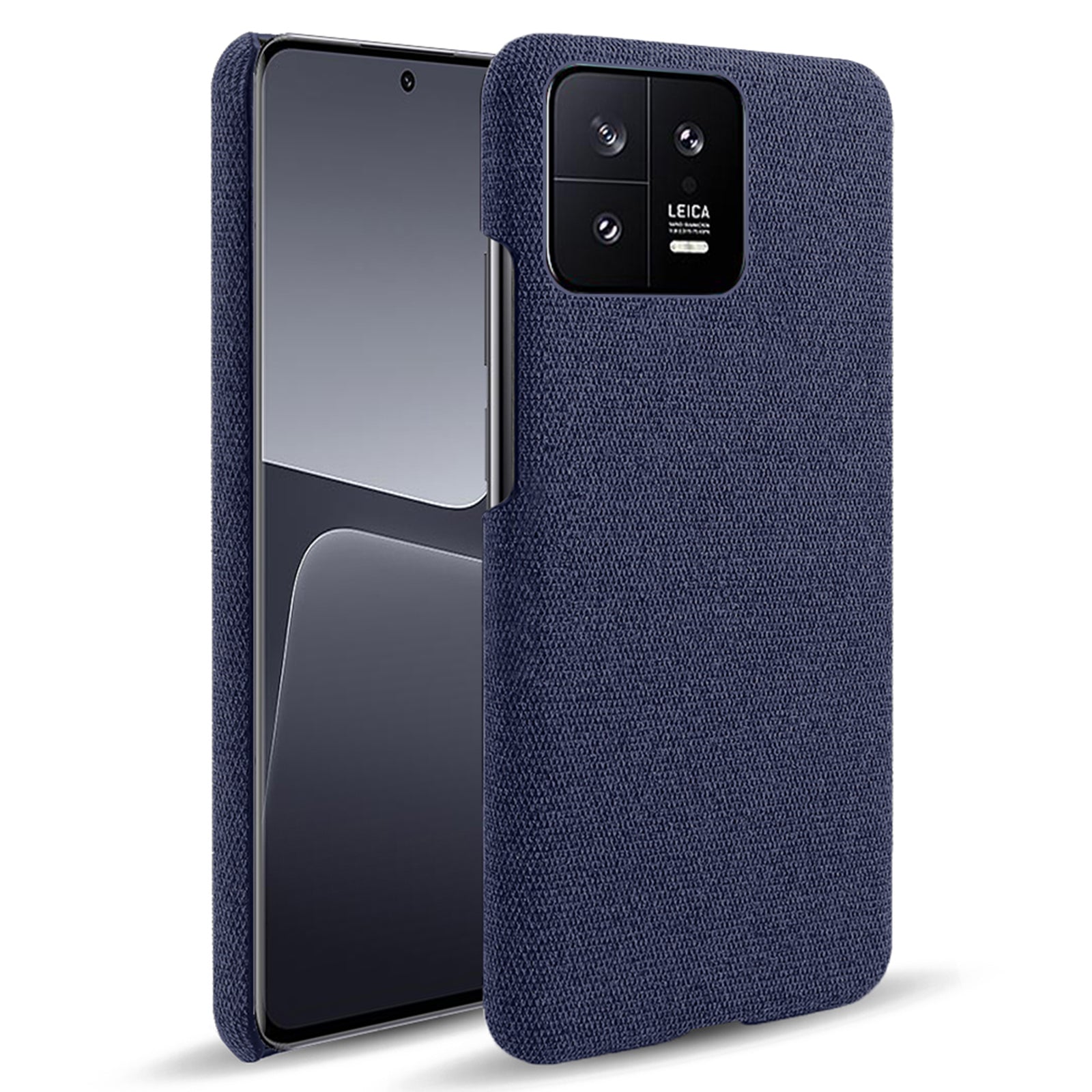 For Xiaomi 13 5G Non-slip Protective Smartphone Case Solid Color Hard PC Cloth Texture Phone Cover For Xiaomi 13 5G Non-slip Protective Smartphone Case Solid Color Hard PC Cloth Texture Phone Cover